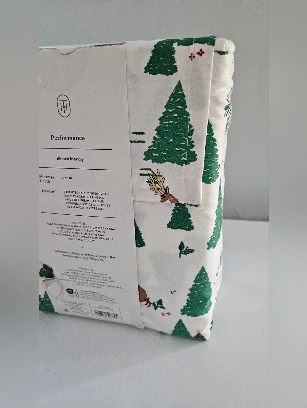 Threshold 400 Thread Count Holiday Performance Sheet Set BNWT